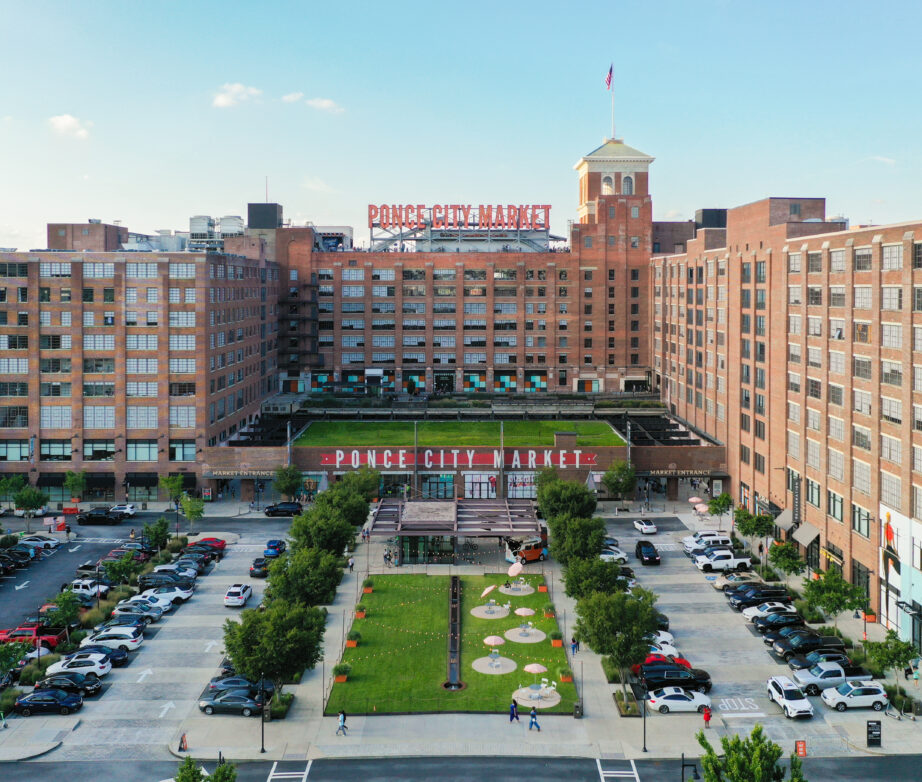 Ponce City Market aus der Luft