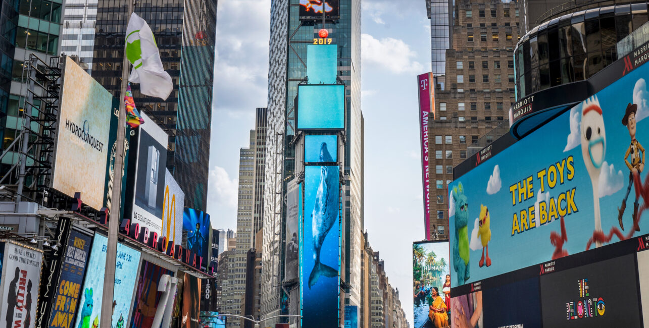 One Times Square: Eine der begehrtesten Werbeflächen der Welt