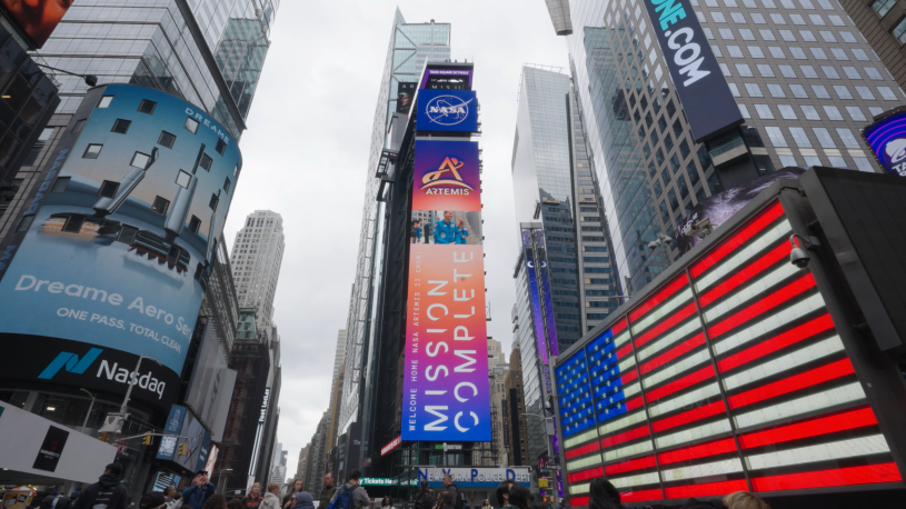 Artemis am One Times Square in New York