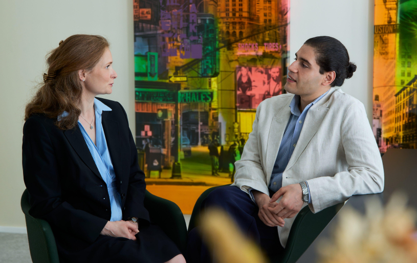 Daniela Kratzenstein und Sami Farhat