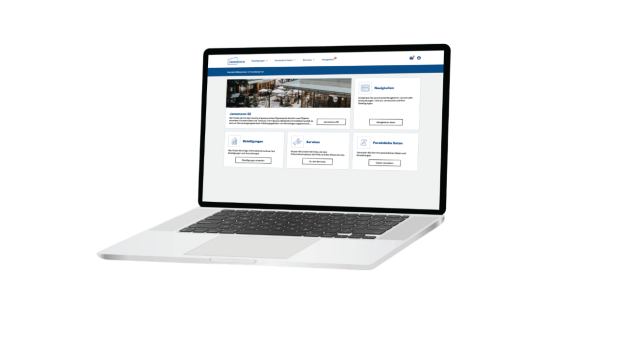 Jamestown Kundenportal Im Browser fortfahren