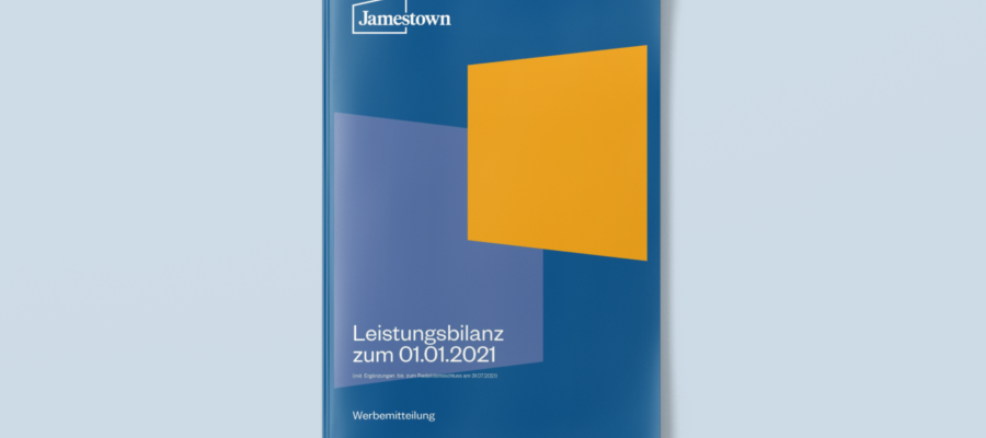 Jamestown veröffentlicht neue Leistungsbilanz Jamestown veröffentlicht neue Leistungsbilanz